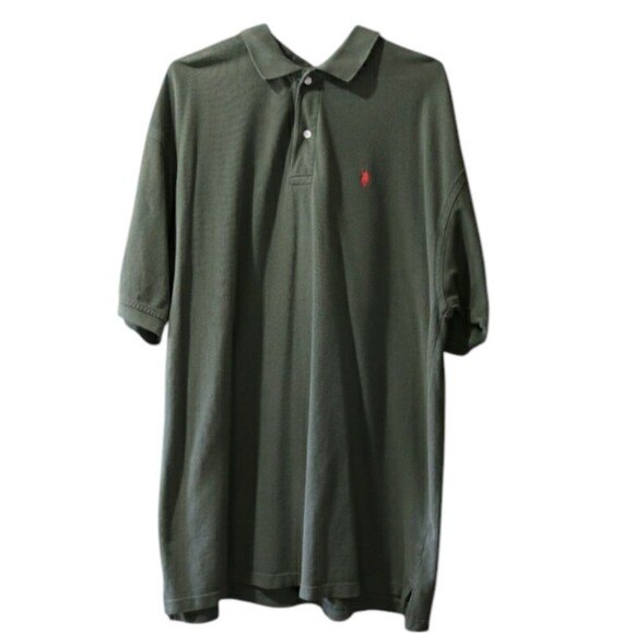 U.S. Polo Assn. Men's Polo Shirt - Olive Green 2X - Picture 1 of 9